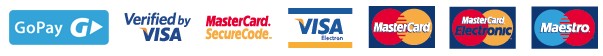GoPay, Verified by VISA, MasterCard